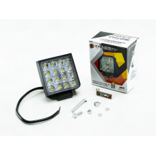 фара додаткова LED 106х106х60 (Д/В/Ш) 48W дальнє світло