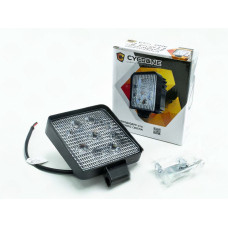 фара додаткова LED 110х110х30 (Д/В/Ш) 27W WL109 slim ближній