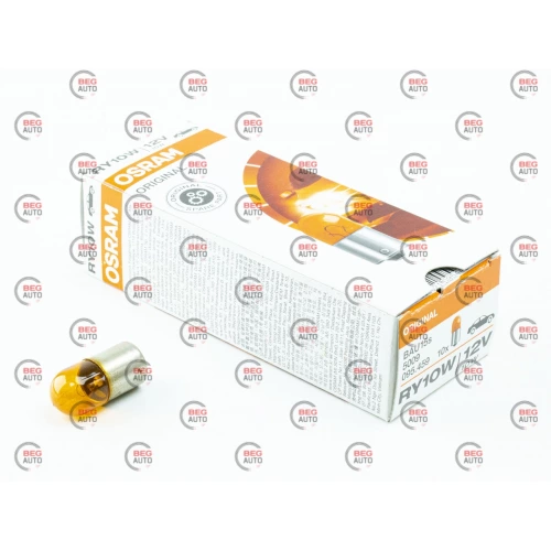 лампа  A 12V 10W OSRAM Orange