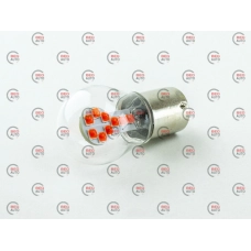 Лампа світлодіодна А 12-21 RED  18 SMD 3030 у скляній колбі
