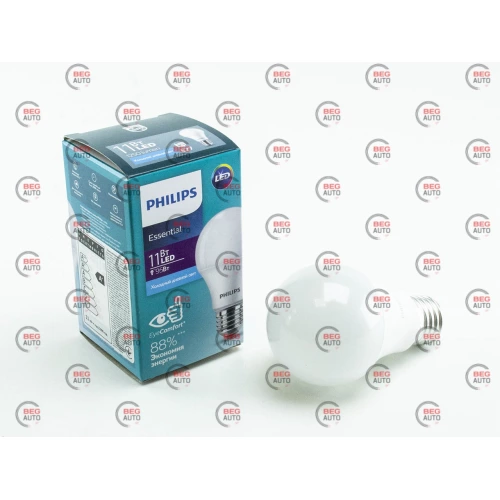 лампа светодиодная 220V E27 11W A60 6500K PHILIPS