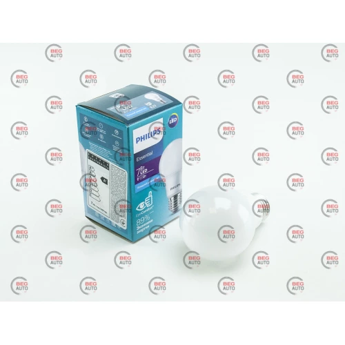 лампа светодиодная 220V E27  7W 6500K А60 PHILIPS