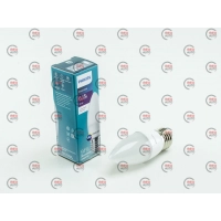 лампа побутова діодна 220V E27  6W 840 B35 3000К PHILIPS