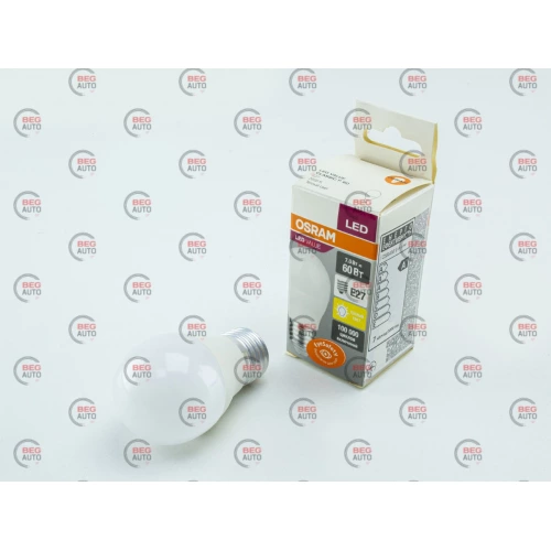 лампа светодиодная 220V E27  8,5W 3000K А75 OSRAM
