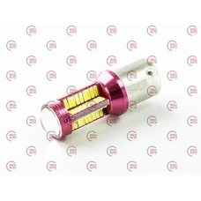 Лампа светодиодная А 12-21 WHITE  78 SMD 4014 + линза