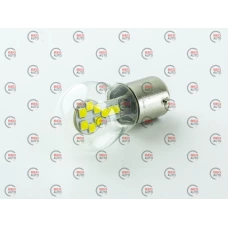 Лампа светодиодная А 12-21 WHITE  18 SMD 3030 в стеклянной колбе