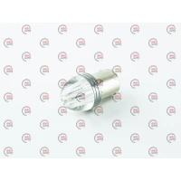 Лампа світлодіодна А 12-21 WHITE   9 SMD 2835 лінза CL кругла R
