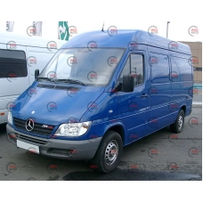 реснички на фары MB Sprinter I фургон 2002-2006 после ресталинга AV-Tuning