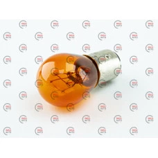 лампа  A 12V 21+5W Китай Amber-прямий цоколь