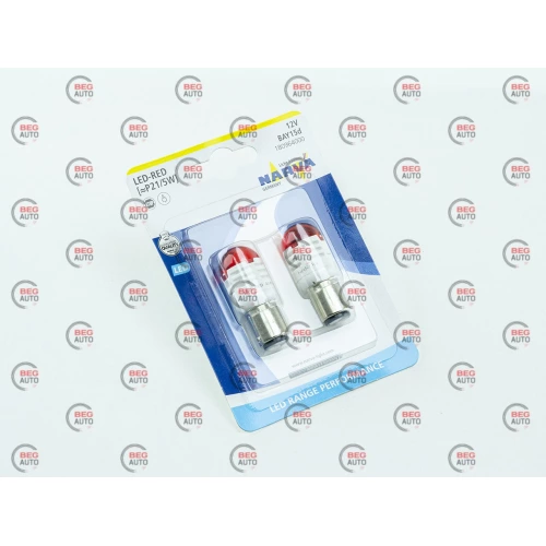 Лампа світлодіод А 12-21+5 RED Led 1.75W