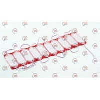 Модуль світлодіодний 12V Червоний 12 SMD 2835 MD 060 Long Lens (10шт)