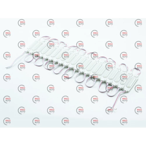 Модуль світлодіодний 12V Білий  6 SMD 2835 1,44W Long Lens (20шт)