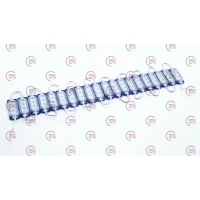 Модуль світлодіодний 12V Синій  3 SMD 2835 0.6W 3D (20шт)