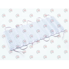 Модуль світлодіодний 12V Білий 24 SMD 2835 24D 4,8W Лінза (10шт)