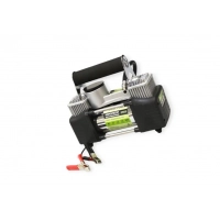 компресор 2 циліндра Steel Power  264W/10атм/60л/5м шланг спіраль з манометром/клеми/сумка