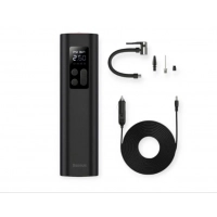 компрессор mini Baseus 10атм/30л/0.18м шланг/прикур/насадки/фонарь/LED дисплей