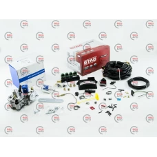 комплект (4п) 4ц.STAG-4 QBOX BASIC, ред.Nordic (170к.с),форс.Valtek т.30, 4ц., 3 Ом,,філ,датчик