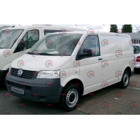 реснички на фары VW Transporter T5 фургон 2003-2010 AV-Tuning