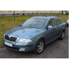 реснички на фары Skoda Oktavia II A-5 лифтбек/унив 2004-2010 AV-Tuning
