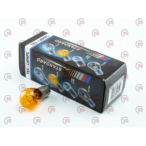 лампа  A 24V 21W Tes-Lamps Amber прямой цоколь