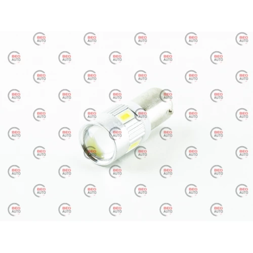 Лампа світлодіодна А 24-4 лазер.  WHITE  6 (4+2) SMD 5630 з лінзою