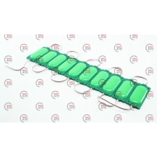 Модуль светодиодный 24V Зеленый COB MD 045 Long Lens (10шт)