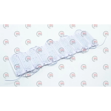 Модуль светодиодный 24V Белый 12 SMD 2835 12D 2,4W линза (10шт)
