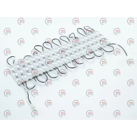 Модуль світлодіодний 220V Білий  3 SMD 2835 3D 2W лінза (20шт)