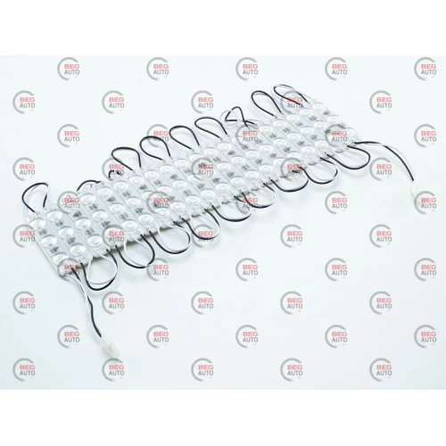 Модуль светодиодный 220V Белый  3 SMD 2835 2W 3D Линза (20шт)