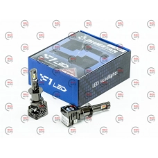 лампа LED H1 12V-24V F1 BLUESTAR 5500K радіатор з вентилятором