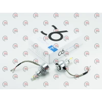 лампа LED H3 12V-24V C6 6500K 3800L 70W радиатор с вентилятором