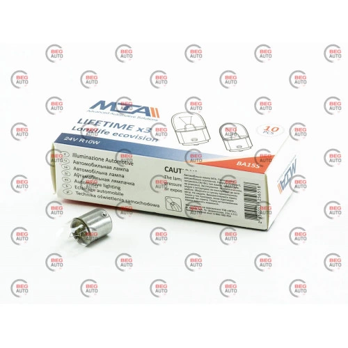 лампа  A 24V10W  MTA (10шт)