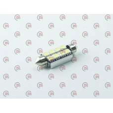 Лампа светодиодная AC лазер. 12-10 WHITE  8*5050 41мм 112Lm обманка