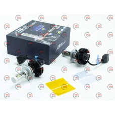 лампа LED H4 12V-24V X3 6000K 6000L 25W радиатор