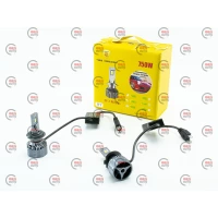 лампа LED H7 12V-24V TF3 6500K 65W радіатор+вентилятор