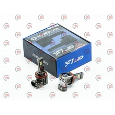 лампа LED H11 12V-24V F1 BLUESTAR 5500K радіатор з вентилятором
