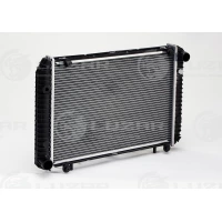 радіатор двиг. Газель 2х рядн. н\з алюм. (Luzar) цільнопаяний