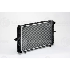 радиатор двиг. Газель 2хрядн. с\о алюм. (Luzar) цельнопаяный