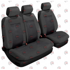 чохли салону універс. 2+1 передні "тканина" BELTEX Comfort B  чорні без підг.