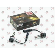 лампа LED HB3/HB4 12V-24V MICHI 5500K 5300L радиатор с вентилятором