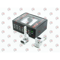 лампа LED H27 12V-24V M3 27W 6500K  радіатор+вентилятор