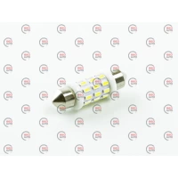 Лампа светодиодная AC лазер. 12-10 WHITE 30*3014 36мм ceramic