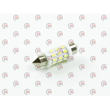 Лампа светодиодная AC лазер. 12-10 WHITE 30*3014 36мм ceramic