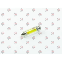 Лампа світлодіодна AC лазер. 12-10 WHITE COB (суцільне світло) 41мм у колбі