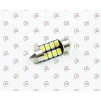 Лампа світлодіодна AC лазер. 12-10 WHITE  8*2835 31мм