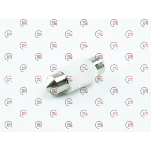 Лампа светодиодная AC лазер. 12-10 WHITE  2*3030 31мм 5000K керамика+обманка (12-24V)