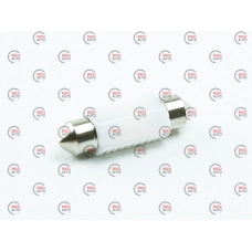 Лампа светодиодная AC лазер. 12-10 WHITE  2*3030 36мм 5000K керамика+обманка (12-24V)