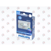 Лампа світлодіодна AC лазер. 12-10 WHITE  1W 38мм 4000K PHILIPS