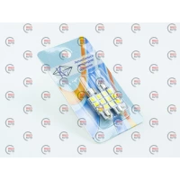 Лампа светодиодная AC лазер. 12-10 WHITE  6*5050 36мм