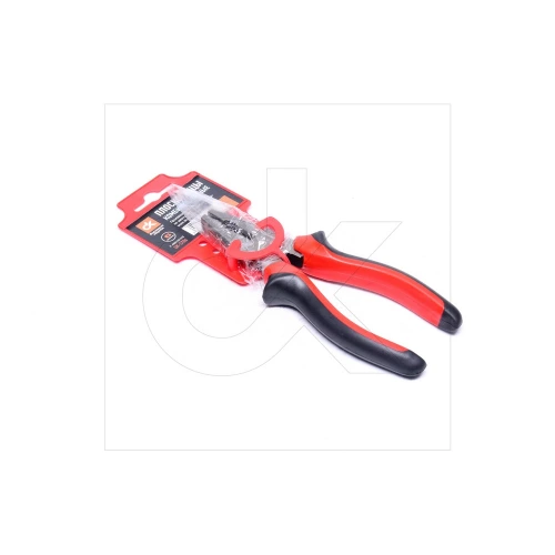 плоскогубцы 160мм черно-красные ручки DK
